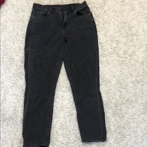 Girlfriend style  jeans gray